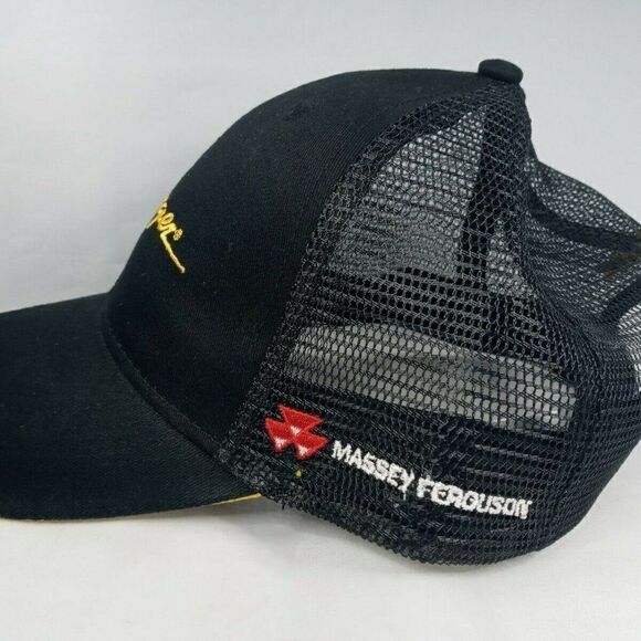 Trucker Cap Hat Industrial Challenger BLK/Yellow - Picture 7 of 12